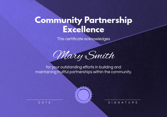 Modèle printable award certificate appreciation PosterMyWall