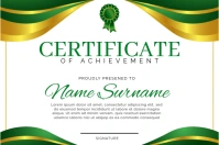 Printable Certificate of appreciation custom maker Editable template free Poster