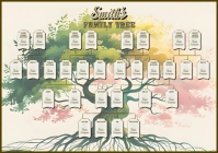 Printable Family Tree Template A4