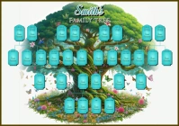 Printable Family Tree Template Design A4