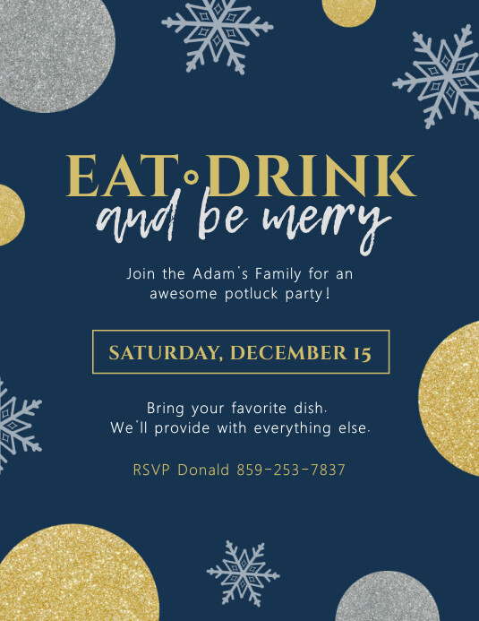 Sjabloon Afdrukbare Moderne Kerstpopp Flyer Postermywall