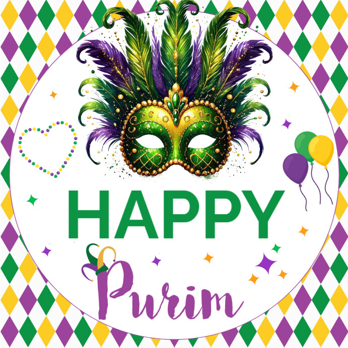 Printable Purim Tags, mardi gras Printable Purim Tags Template ...