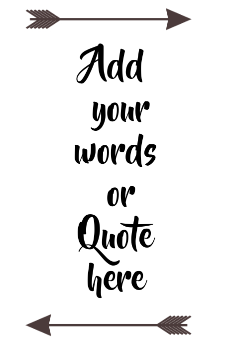 Printable Quote Wall Art Template PosterMyWall