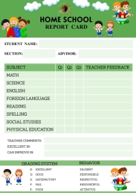 Report Card Template PosterMyWall