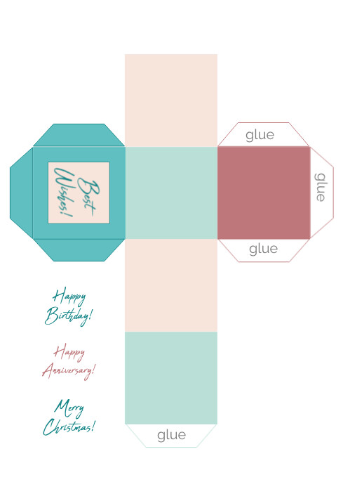 Printable Small Box Template | PosterMyWall