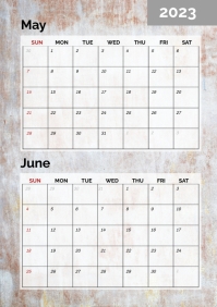 Printable calendar template 2023 june | PosterMyWall