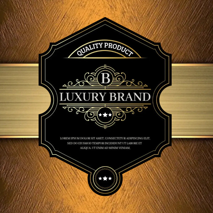 Printable Whiskey Label Template PosterMyWall