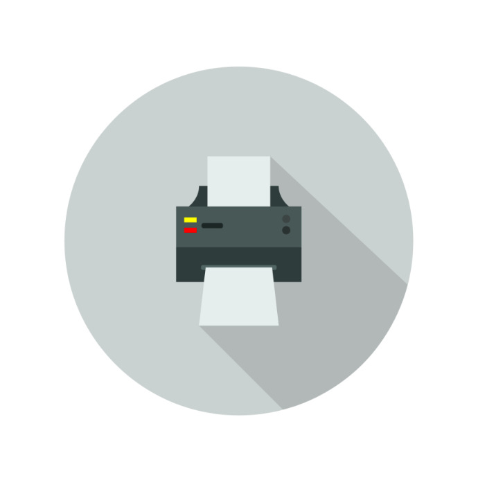 printer Logo template
