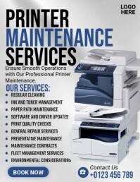 Printer Repair Services A3 Template | PosterMyWall