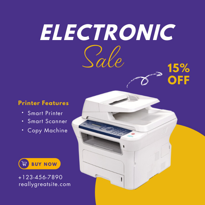 PRINTER SALE Template | PosterMyWall