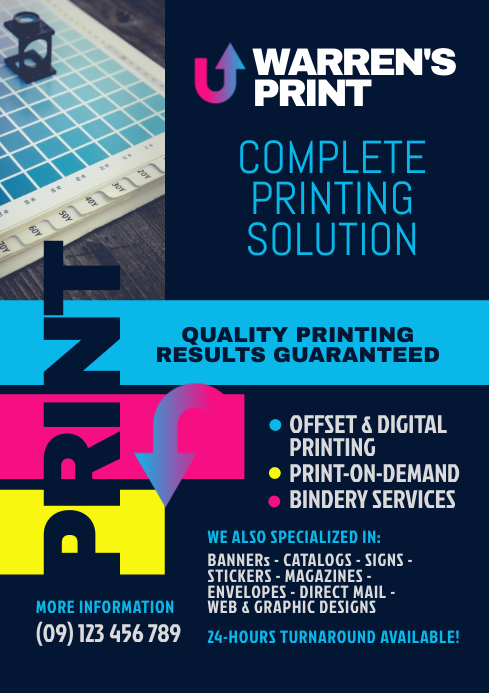 Printing Company Flyer Template | PosterMyWall