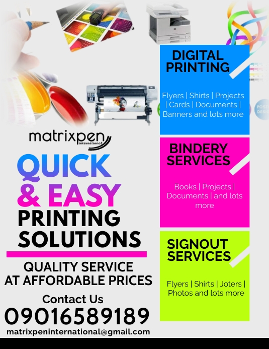 Printing Flyer Template | PosterMyWall