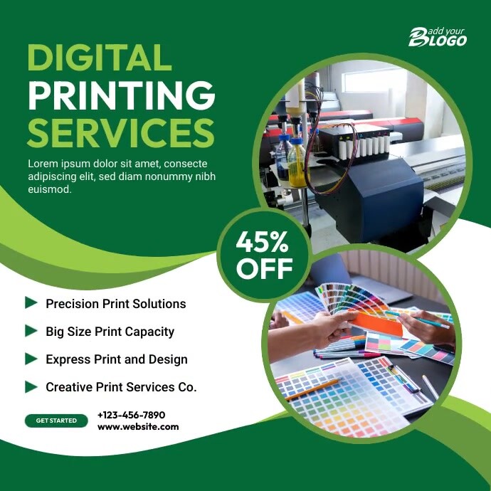 Printing Service Ad Template PosterMyWall printing-service-ad-template-postermywall