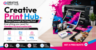 Printing Services Foto Sampul Grup Facebook template