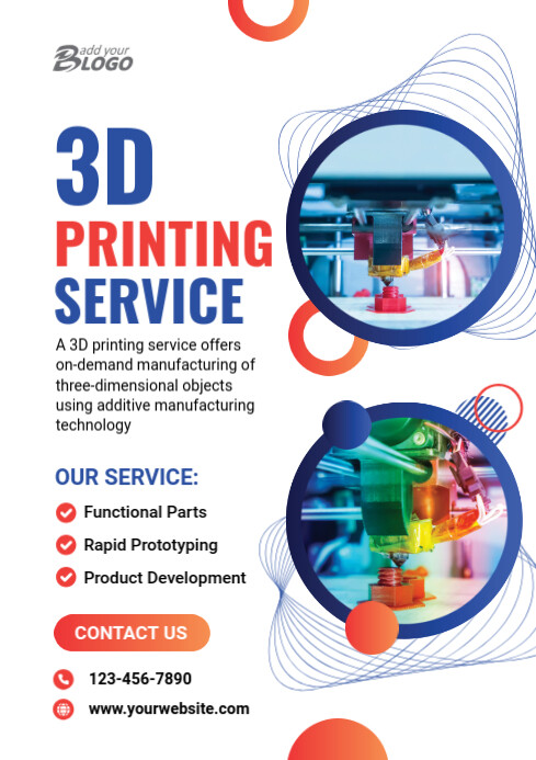 Print Flyers Example Printing Services Flyer Template | PosterMyWall
