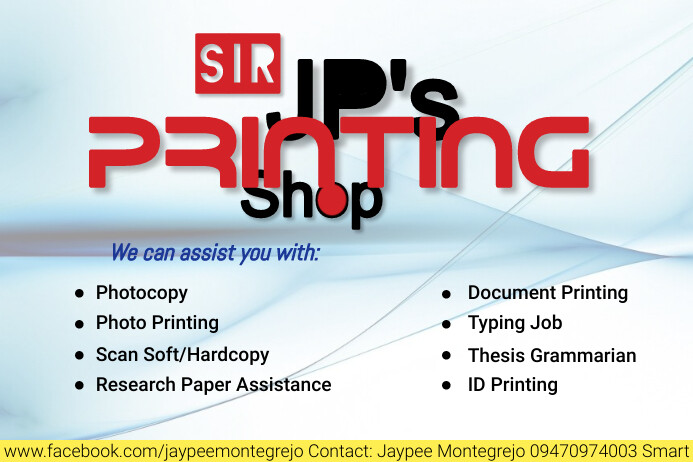 Printing Shop Template | PosterMyWall