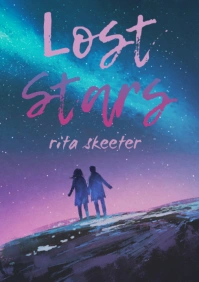Prismatic Romantic Novel Book Cover Template A4