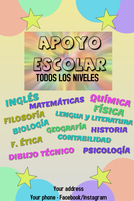 Private Lesson Poster Example private lessons posters Template | PosterMyWall