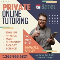 Private Online Tutoring Instagram Post Template | PosterMyWall