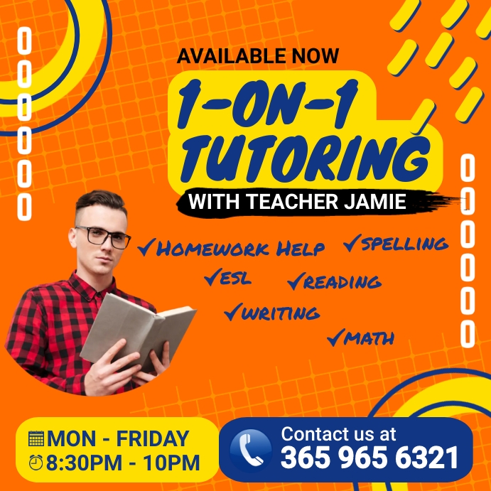 Private Tutoring Instagram Post Template | PosterMyWall