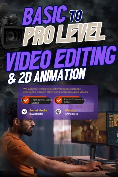 Template Edit Pro Tips Pro Basic Video Editing Template | PosterMyWall