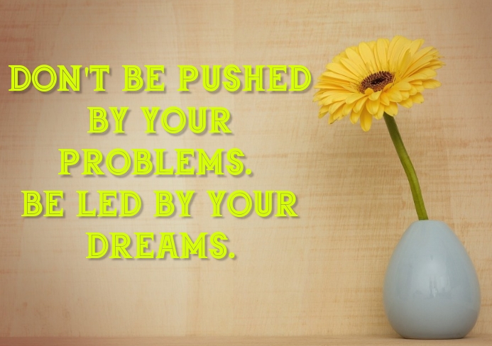 PROBLEM AND DREAM QUOTE TEMPLATE A5
