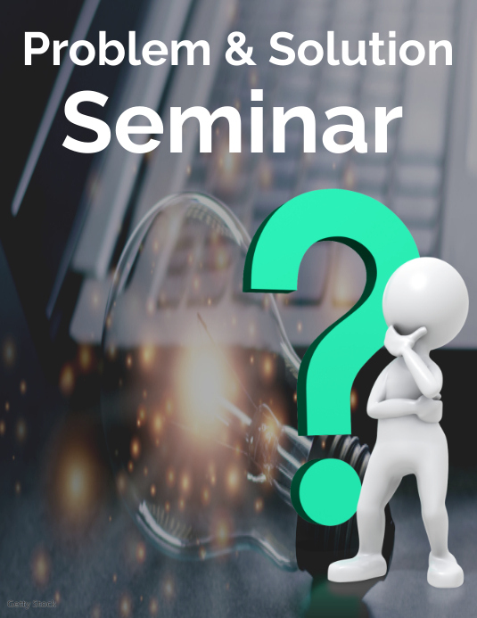 Problem and solution Template | PosterMyWall