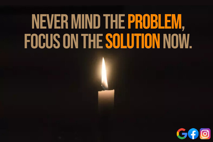 PROBLEM AND SOLUTION QUOTE TEMPLATE PosterMyWall