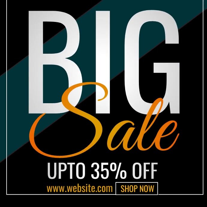product advertisement Square (1:1) template