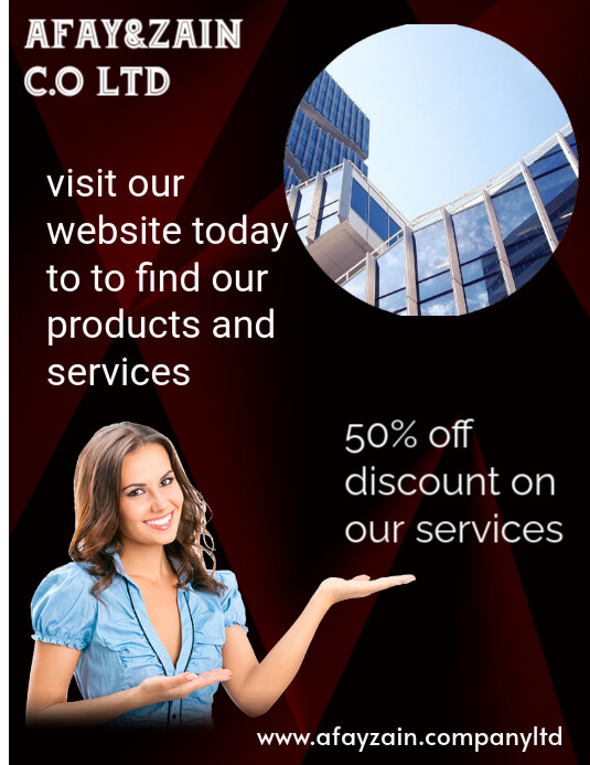 Plantilla de product and service advert card | PosterMyWall