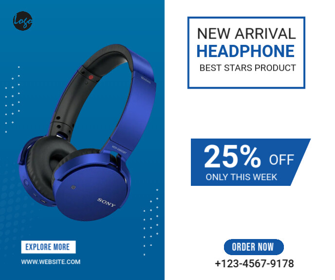 Product banner ad Large Rectangle Template | PosterMyWall