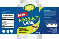 Product Label Template Этикетка