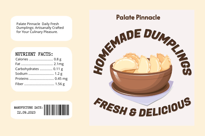Product Label Template PosterMyWall