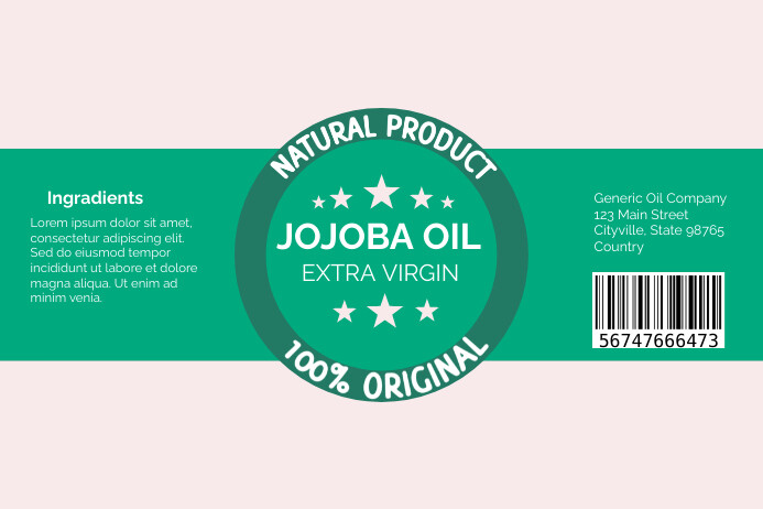 Product label template | PosterMyWall