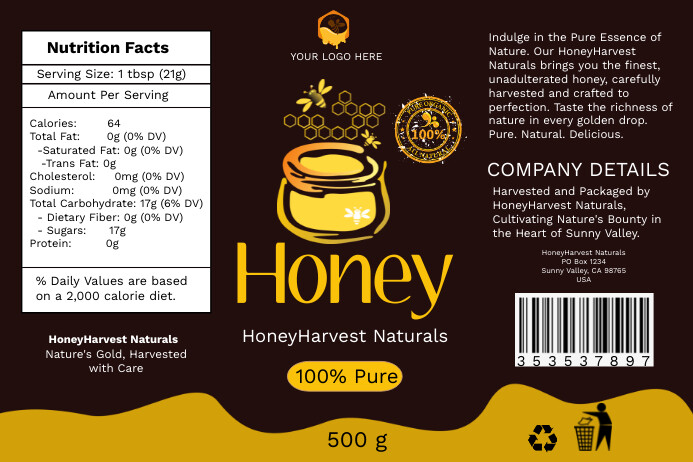 product label template | PosterMyWall