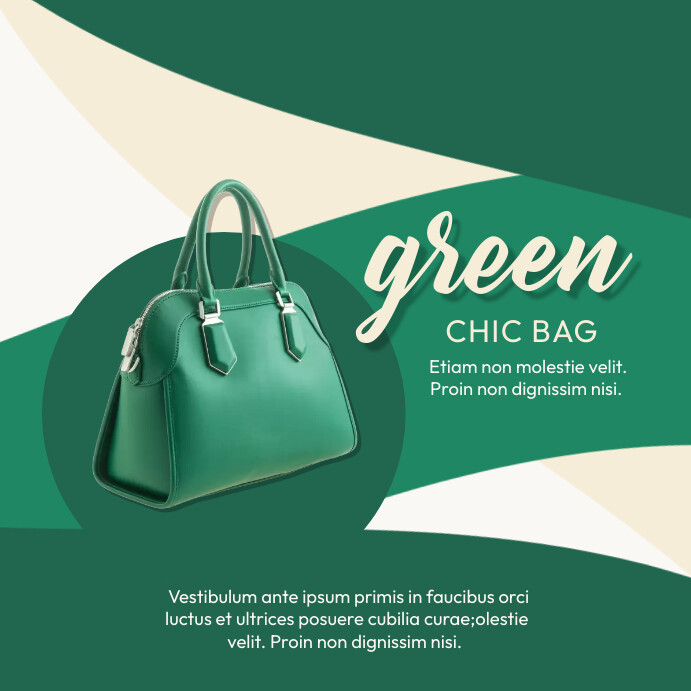 Product Launch Bag Design Template