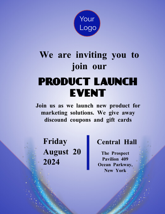 Product Launch Event Template | PosterMyWall