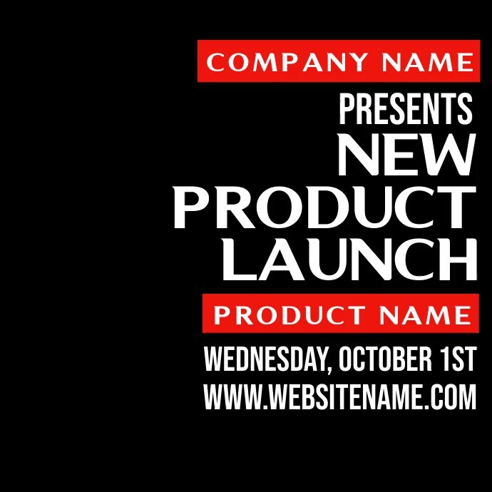 Product Launch Video Template