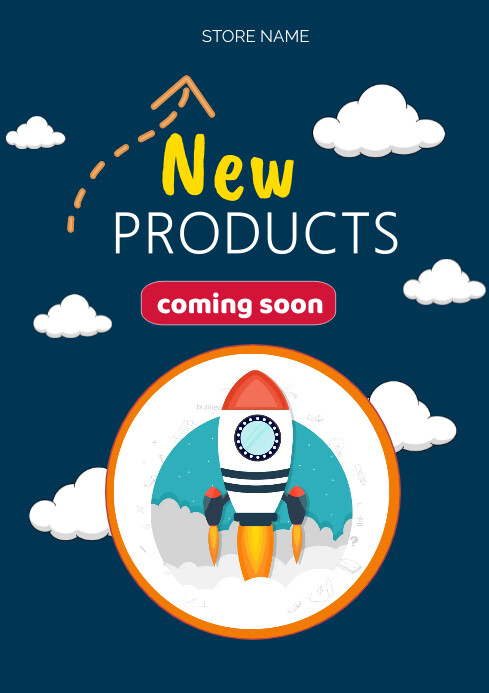 Product launching A4 template | PosterMyWall
