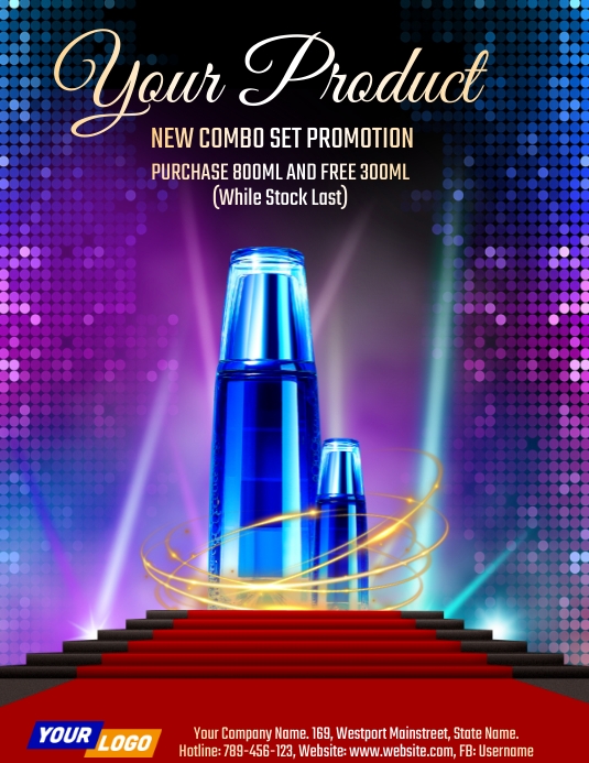 Product launching promotion flyer Template | PosterMyWall