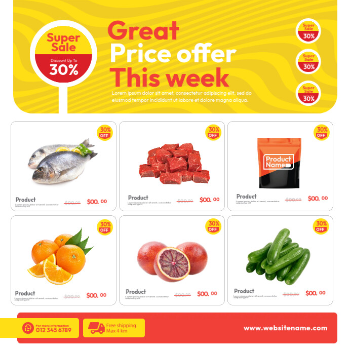 Product Offer Ads Template | PosterMyWall