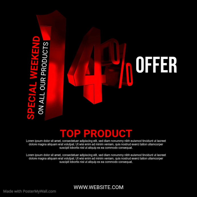 Copy of Product Sale Offer Template design | PosterMyWall