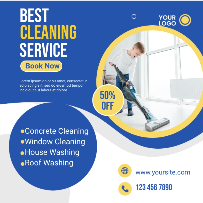 Clean Professional Add Copy of Profesiona Cleaning Ads | PosterMyWall