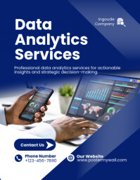 Data analytics Template | PosterMyWall