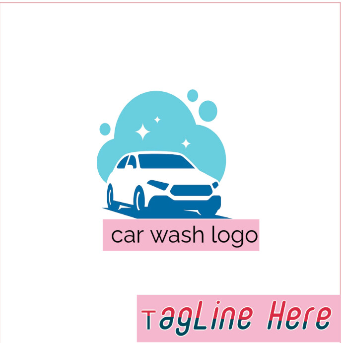 Professiona Car Wash Logo Publicação no Instagram template