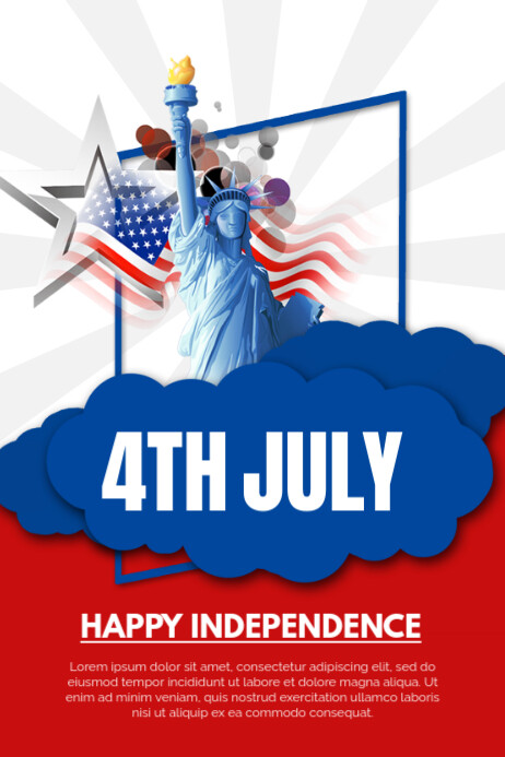Professional 4th Of July Poster Template | PosterMyWall