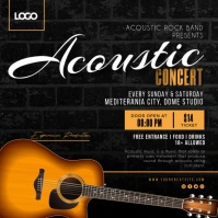 Professional Acoustic Concert Square (1:1) template