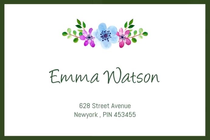 Professional Address Label Template | PosterMyWall