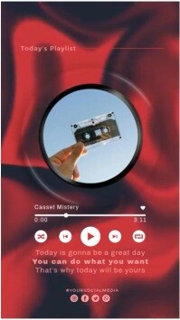 Professional Album Cover Design Instagram Reel template