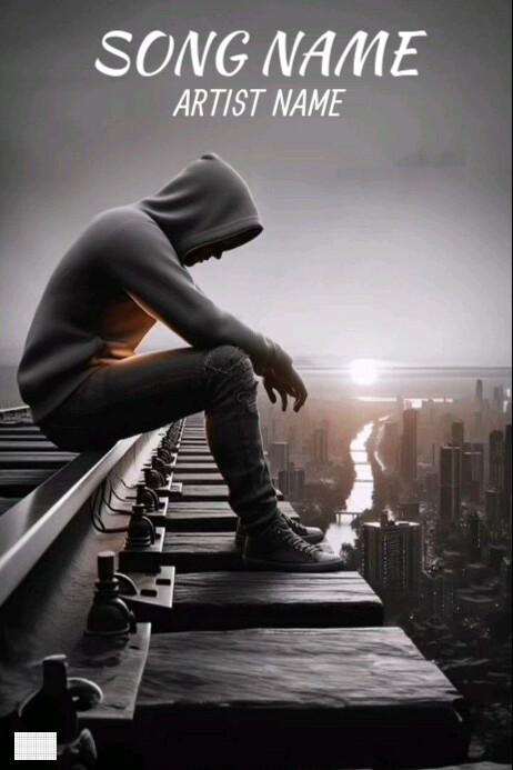Professional Alone Boy Album Cover Poster Template | PosterMyWall